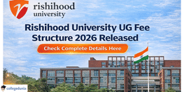 Rishihood University UG Fee Structure 2026 Released